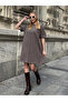 Women's Relaxed Fit Soft Short Dress Brown