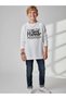 Boy's Good Humor Written Long Sleeve Thin Knit T-Shirt - 7