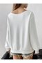 Women's Portrait Women Printed Boat Neck Oversized Sweatshirt - 2