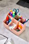 Zs-0058-Vi̇va-Multipurpose Desktop Pen Holder-Makeup Organizer-Jewelry Organizer - 4
