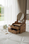 Wooden Makeup Organizer with Adjustable Mirror Decorative Stylish and Premium Design - 5