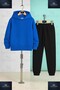 Children's Unisex'Simple Unprinted Light Tone 3 Set' 3-Piece Hooded Tracksuit Set - 3