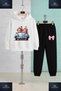 Children's Unisex'Cute 2 Girls in the Car' 3-Piece Hoodie Tracksuit Set - 2
