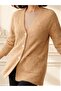 كارديجان تريكو ناعم مزين بالأحجار / لون جملي - 4