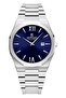 Excellent Modern Men's Wristwatch |   42 mm Steel Case, Navy Blue Dial, 5 Atm - 7