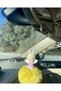 Angel Doll Blonde Rearview Ornament Angel Doll Rearview Mirror Ornament in Pink Dress - 2