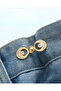 Gold Crescent Model Trouser Waist Reducer, Belt, Brooch, Crescent Trouser Waist Reducer Snap Fastener