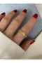 Limited Edition - Zircon Stone Bottom Adjustable Women's Ring - 3