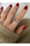 Limited Edition - Zircon Stone Bottom Adjustable Women's Ring - 3