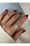 Limited Edition - Zircon Stone Bottom Adjustable Women's Ring - 3
