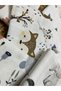 Pack of 12 Patterned Muslin Baby Mouth Wipes 100% Cotton 20*20 cm Oeko-Tex Certified - 4