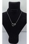 Stainless Steel Silver Color Heart Detailed Letter Necklace – Letter Z - 2