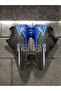 Children's Carpet Field Shoes with Spikes (Black-Blue) - 5