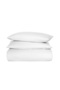 Freesia king size ranforce duvet cover set white (3 pieces) 220x240/50x70 white - 4