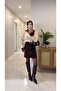 Yubsa Brown Buttoned Front Skirt - 2