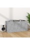Vinyl Storage Box Concrete Grey 71x34x36 cm Engineered Wood - 2