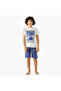 Gaming Controller Print T-shirt and Shorts Set