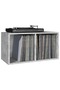 Vinyl Storage Box Concrete Grey 71x34x36 cm Engineered Wood - 4