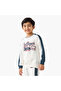 Logo Print Sweatshirt and Joggers Set - 2