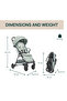 Taormina Stroller 0m-4y, Sage - 2