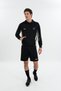 Boxy Men's Hooded Black Sweatshirt - 2