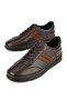 , Men's Genuine Leather Sneaker 1611002Z650 Brown - 5