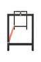 Work Bench Frame Matte Black and Matte Red 220x57x79 cm Metal - 5