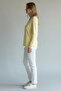 Women's Knitted Long Sleeve V-Neck T-Shirt - 5