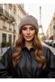 Women's Soft Fringed Furry Warm Winter Beanie