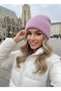 Women's Soft Fringed Furry Warm Winter Beanie - 5