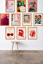 مجموعة من 10 لوحات جدارية حديثة ذات مظهر إطاري – طباعة UV على MDF مقاس 15x20 سم - 2