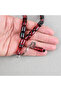 Efe Boy Capsule Cut 10X13Mm Prayer Beads with Crimped Amber Tassels - 3