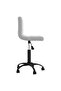 Swivel Office Chair Light Grey Velvet - 2