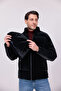 Men's Black Winter Nova Fabric Water and Windproof Detachable K Hooded Puffer Jacket with Inner Pocket - 6