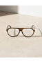 Retro Pilot Leopard Pattern Blue Light Uv400 Protection Glasses - 7