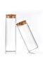 Glass Storage Tube with Cork Stopper. 4.7 x 18cm. 4pcs - 4