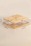 5 Piece Bamboo Lid Breakfast Set - Vacuum Sealed Leakproof Storage Container with Bamboo Tray 400 ml - 5