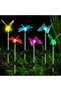 Set de 3 lămpi solare LED Pasăre / Fluture / Libelulă - 2