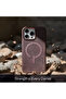 iPhone 15 Pro Max Leather Case, MagSafe, Slim Fit, Durable, Metal Buttons, - 5