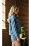 Bohemian Inspired Antique Blue Shirt Jacket - 3