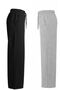 Oversized Wide Leg Sweatpants Relaxed Fit Black-Grey - 2