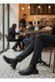Ba0444 Laceless Comfortable High Sole Black Men's Sports Half Ankle Boots - 3
