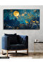 Gold Deer and Moon One Piece Canvas - Canvas Painting - 4