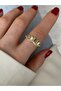 Limited Edition - Zircon Stone Bottom Adjustable Women's Ring - 4