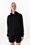 Comfort Women's Hooded Black Sweatshirt - 2