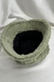 Soft Texture Tree of Life Brooch Detail Plush Fedora Fisherman Hat - 5