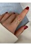 Limited Edition - Zircon Stone Bottom Adjustable Women's Ring - 4