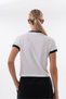 Regular Women's Crew Neck White T-Shirt - 5