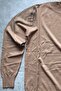Light Brown Turtleneck Long Sleeve Slim Stone Casual Knitwear Sweater 65 60 - 6