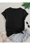 Relaxed Fit Circular Neck Combed Cotton T-Shirt - 2